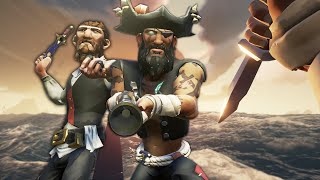 Throwing Knife + Blunderbuss SLAYS w/ Nocteran #seaofthieves #bemorepirate