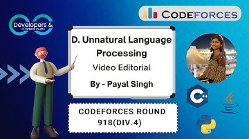 D.Unnatural Language Processing| Codeforces Round  918(Div. 4) | Codeforces | DCC NIT-A