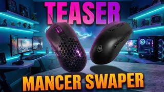 Teaser Mouse Gamer Mancer Swaper, Rgb, 7200Dpi, 6 Botoes, Preto