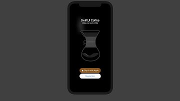 SwiftUI Coffee-Making Animation