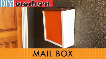 How to make a modern mailbox