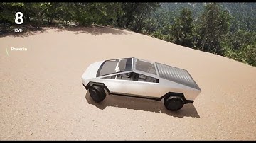Unreal Engine 5.4 - Off Road In The Forest With The Tesla Cybertruck - Realtime Ultra Realistic