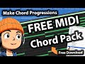 How to Make Chord Progressions with a FREE MIDI Chord Pack - Modal building blocks to create songs