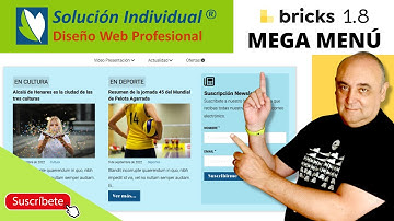 Mega Menú Anidable con Bricks Builder 1.8 en WordPress