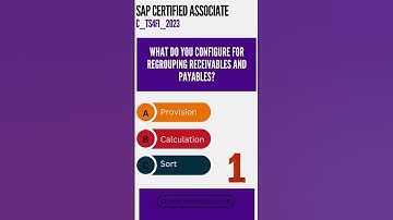 SAP C_TS4FI_2023 Exam Questions – Can You Answer This? | SAP Certified Associate #shorts