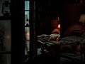 Cozy Rain & Fireplace with Ambient Sleep Music 🌧️🔥 #shorts #relax #rain #sleepsounds