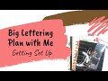 Lettering plan with me  initial set up with judi of jlbcrafts