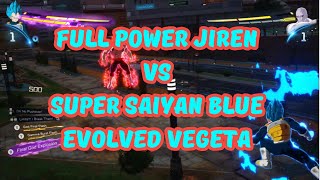 Tournament of Destroyers | Full Power Jiren vs SS Blue Evolved Vegeta | 4K 60FPS
