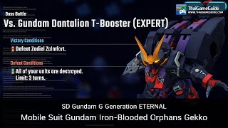 Gundam Dantalion T-Booster (EXPERT) 【No UR, Free SSR Only, Auto】 | SD Gundam G Generation ETERNAL
