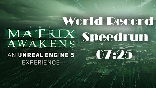 (07:25) The Matrix Awakens World Record Speedrun || The Matrix Awakens The Chase