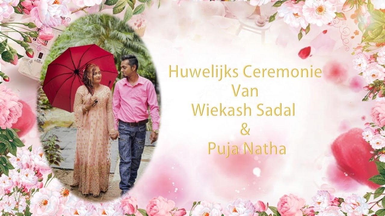 Huwelijks Ceremonie van Wiekash Sadal & Puja Natha