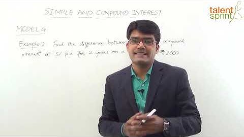 Simple Interest & Compound Interest Introduction हिंदी में | Model 4 - Difference Between CI and SI
