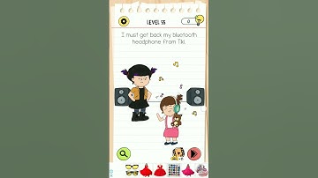 Brain Test 4 : Tricky Friends Level 55 Walkthrough