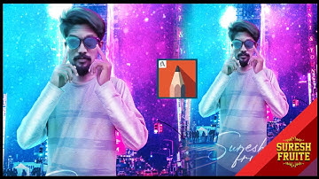 CyberPunk 2077 Neon City - Autodesk Sketchbook Telugu | Manipulation Photo editing tutorial