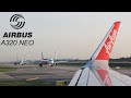 Air Asia A320 NEO Take off from Kuala Lumpur (KLIA2)