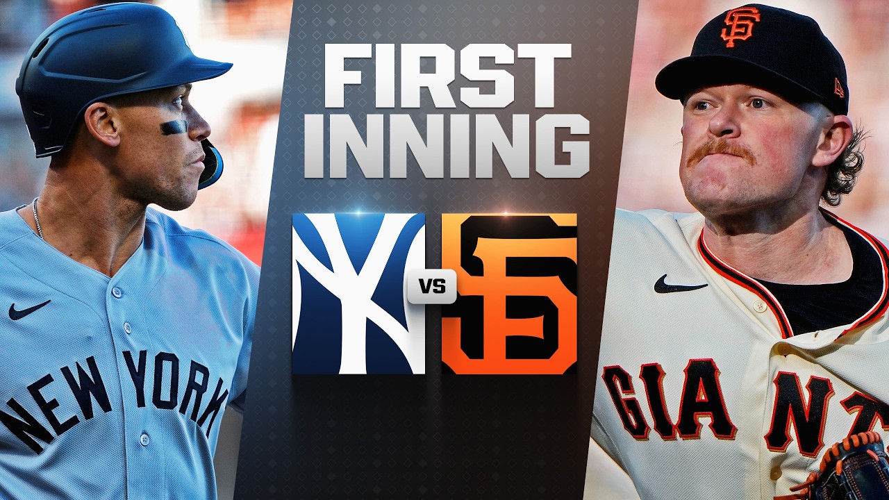 BASEBALL IS BACK! Full top of the 1st inning of Opening Night between ...