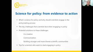 Summary Science For Policy From Evidence To Action Chloe Hill