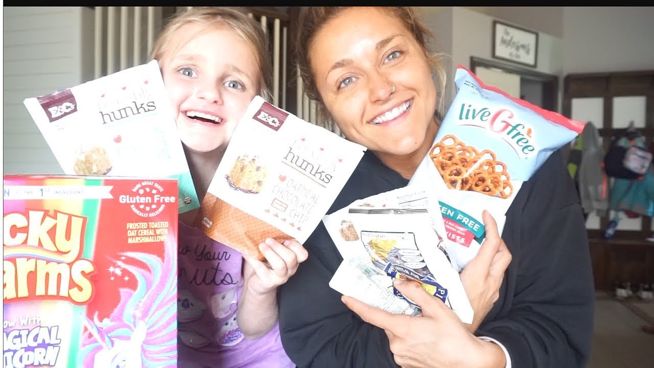 NEVAEH'S FAVORITE GLUTEN FREE SNACKS!! | 8 YEAR OLD CELIAC & T1D | 2018