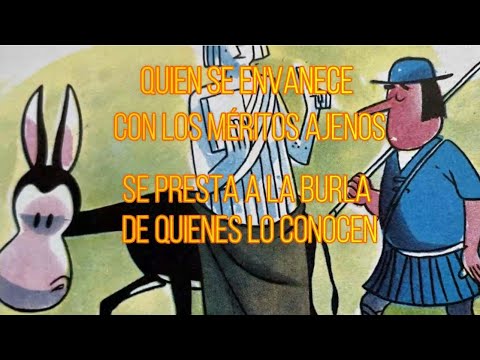 EL ASNO Y LA ESTATUA 🗿 Fábula Esopo para niños | Audiocuentos