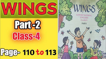Wings class 4 Part-2 || Lesson - 6 || page 110 -113 || activity 3(b) ,4 ,5 @StudyMapping