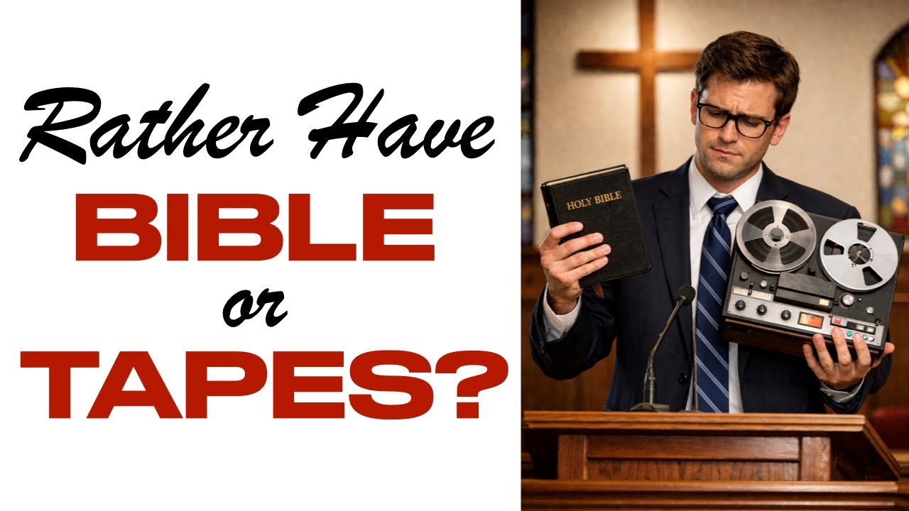 «Я бы предпочёл аудиозаписи Библии!» Ересь! Все откровения брата Бранхама взяты из Библии.