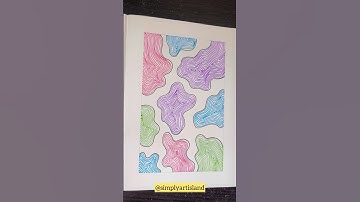 Zendoodle art idea😀😊 #shorts #zendoodle #zentangle #doodle #art