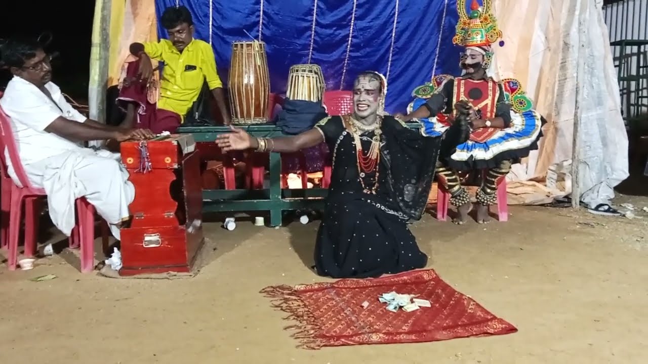 Dharma Therukoothu 🔥கர்ணன் மோட்சம் நாடகம் பொண்ணுரூவி🥺 ஒப்பாரி பாடல் சேதுபதி 😭call 9159777010