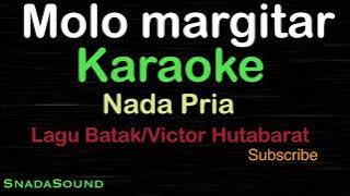 MOLO MARGITAR-Lagu Batak -Victor Hutabarat |KARAOKE NADA PRIA​-Male-Cowok-Laki-laki@ucokku