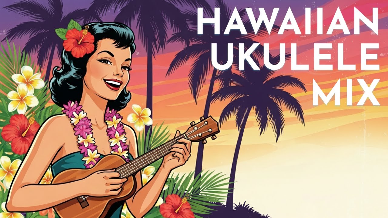 Hawaiian Ukulele Mix 🌺 Relaxing Island Reggae Vibes for a Positive Mood ...