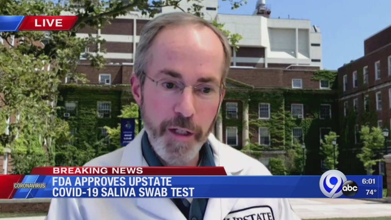Interview with Dr. Middleton on COVID-19 saliva swab test approval