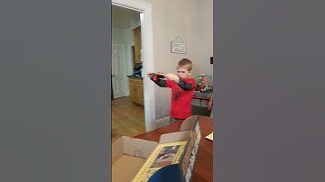 disc launcher target practice @CrunchLabs @MarkRober