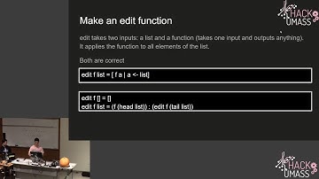 HackUMass VII Intro to Functional Programming and Haskell Workshop