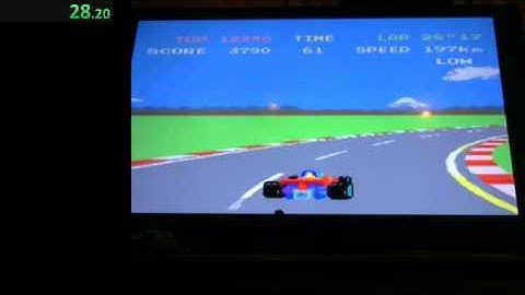 Pole Position High Score Speedrun in: 0:59