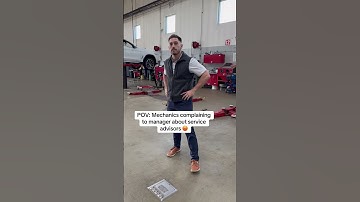 Mechanics complaining about service advisors! #serviceadvisor #dealerai #cardealership