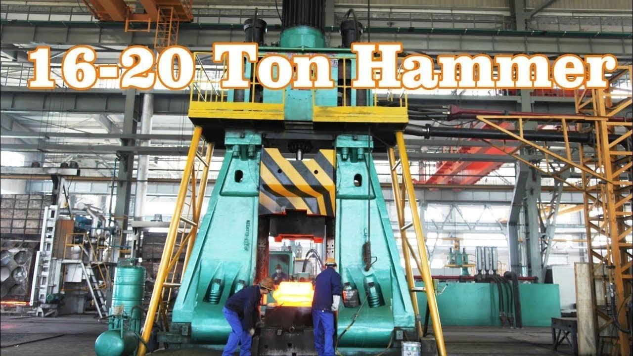 forging videos on big closed die forging hammerHD 2019 - YouTube