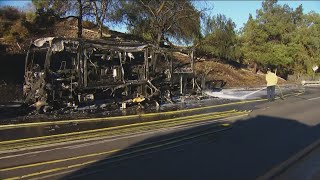 Road closure, evacuations in Poway area due to vegetation fire