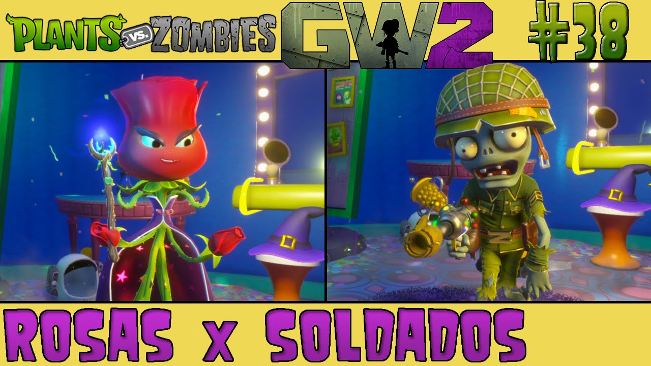 Plants vs. Zombies Garden Warfare 2 #38 - Rosas x Soldados [60 FPS ...