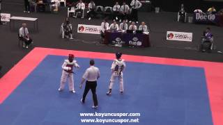 63Kg Sude Bulut Tur Vs Swe Seiden 19Th Europen Junior Tkd Championships 2013