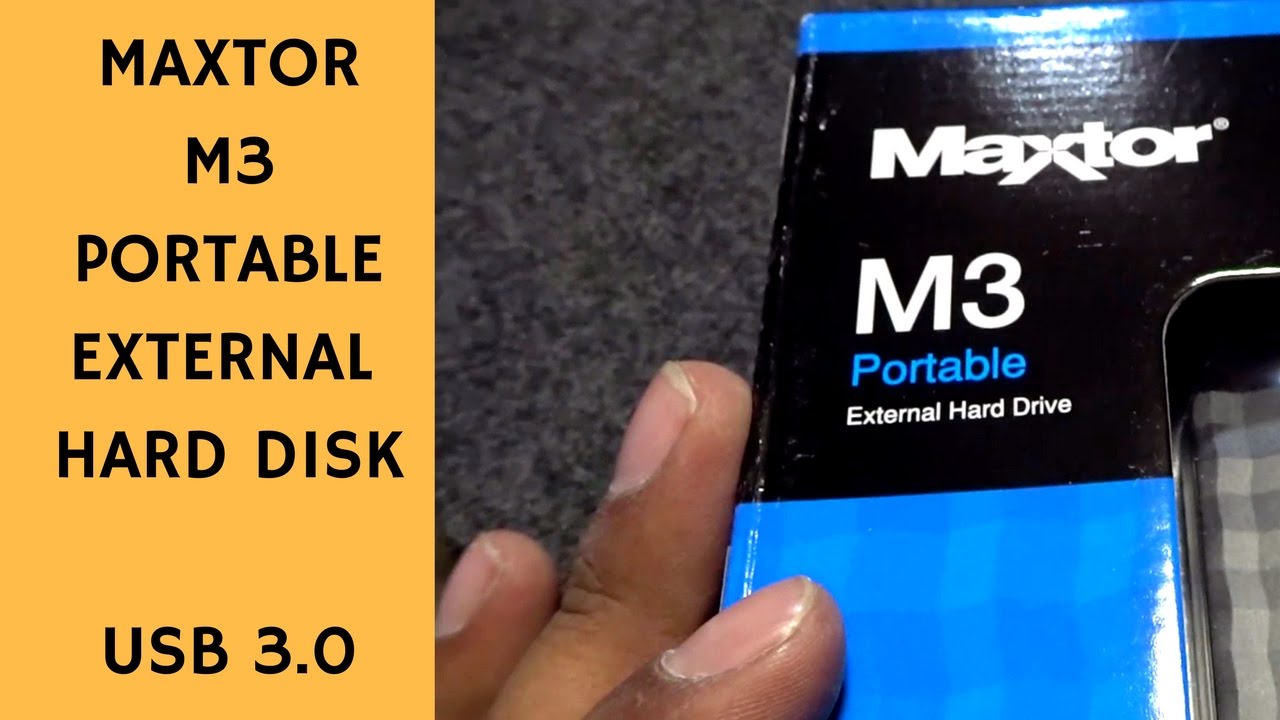 Maxtor 2TB M3 Portable External Hard drive YouTube