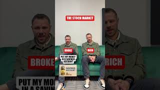 Broke vs. Rich when it comes to the stock market!