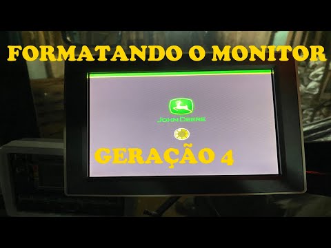 COMO FORMATAR O MONITOR JOHN DEERE GERAÇÃO 4 - 4240/4640