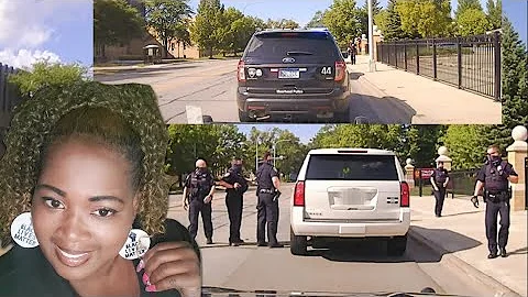 Dash Cam: Police Traffic Stop BLM Activist Faith D...