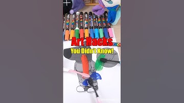 Do you know any other art hacks? #shorts