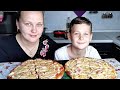 Мукбанг Пицца🍕/Ваня выздоравливает👍отлично.