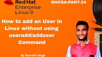 How to add an user in Linux without using USERADD/ADDUSER command