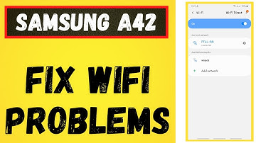 How to fix Samsung Galaxy A42/ A42 5g wifi problem ✅