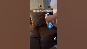 How to clean leather furniture