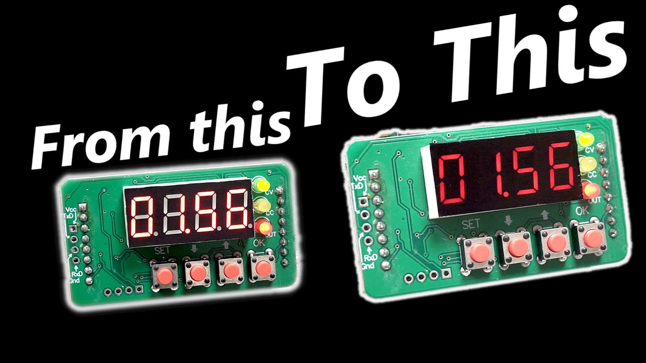 Improve 7 Segment LED Display With Simple Trick - YouTube