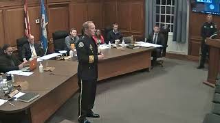 Cambridge City Council Gives warm welcome to Justin Todd as the permanent Chief of Police