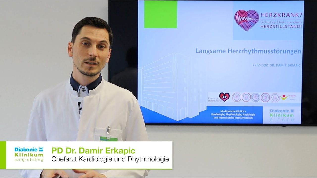 Youtube Video: Herzstillstand: Langsame Herzrhythmusstörungen – PD Dr. Damir Erkapic